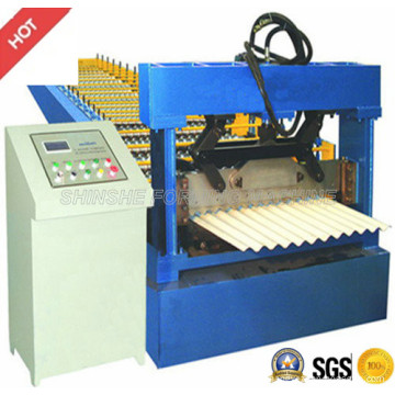 PLC Touch Control Corrugated Metal Sheet Cold Forming Machine